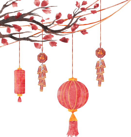 Watercolor Chinese Lantern