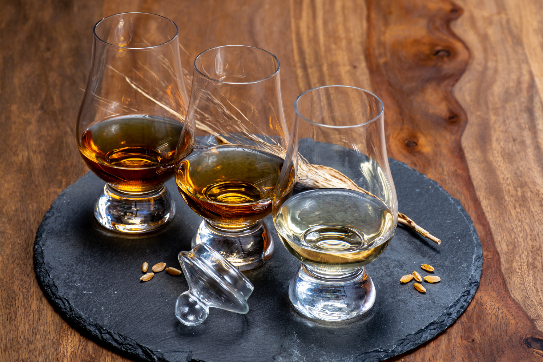 Scotch single malt and blended whisky tasting on distillery in Scotland